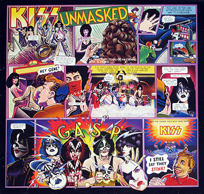  KISS - Unmasked  album front cover vinyl record